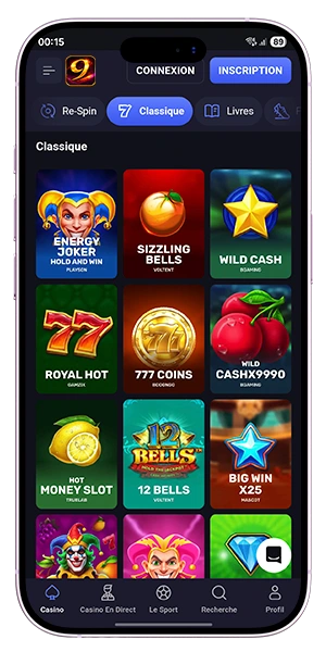 Nine Casino mobile play